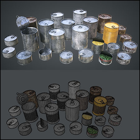 罐头易拉罐素材之家精选3D模型