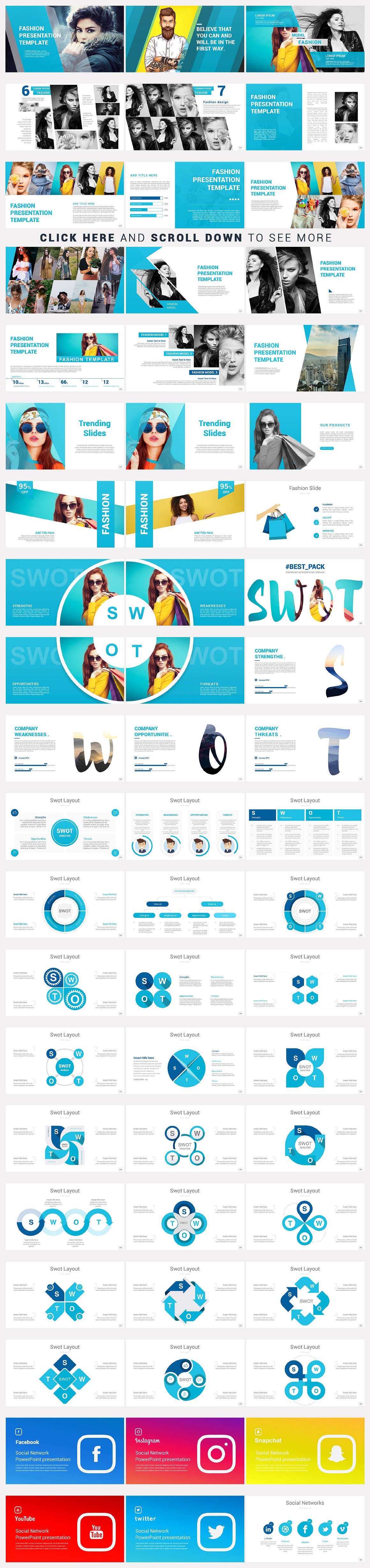 灵活，干净，简单，独特的PowerPoint模板。插图(11)