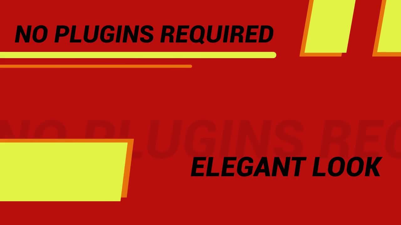 夏季彩色幻灯片动画素材库精选AE模板