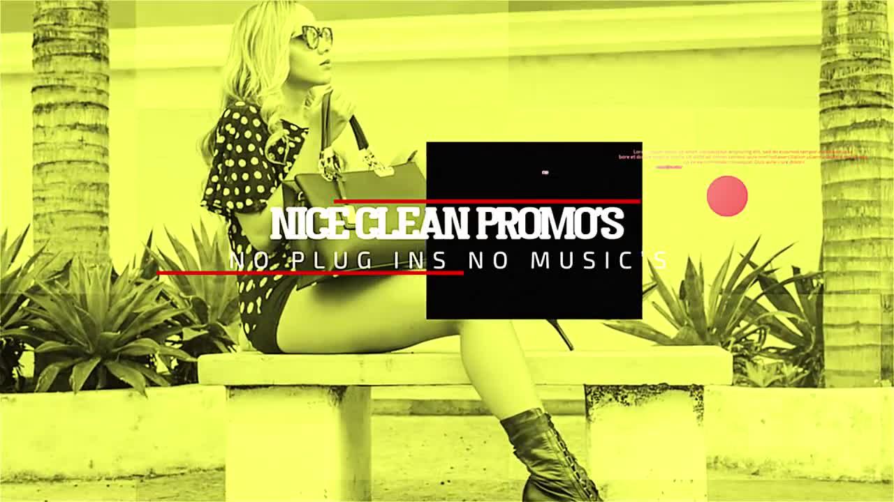 双色调开启者时尚动画宣传素材库精选AE模板