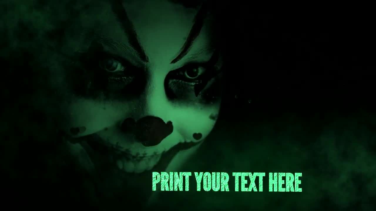 毒性黑暗幻灯片素材库精选AE模板