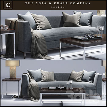 Pollock沙发和茶几素材之家精选3D模型