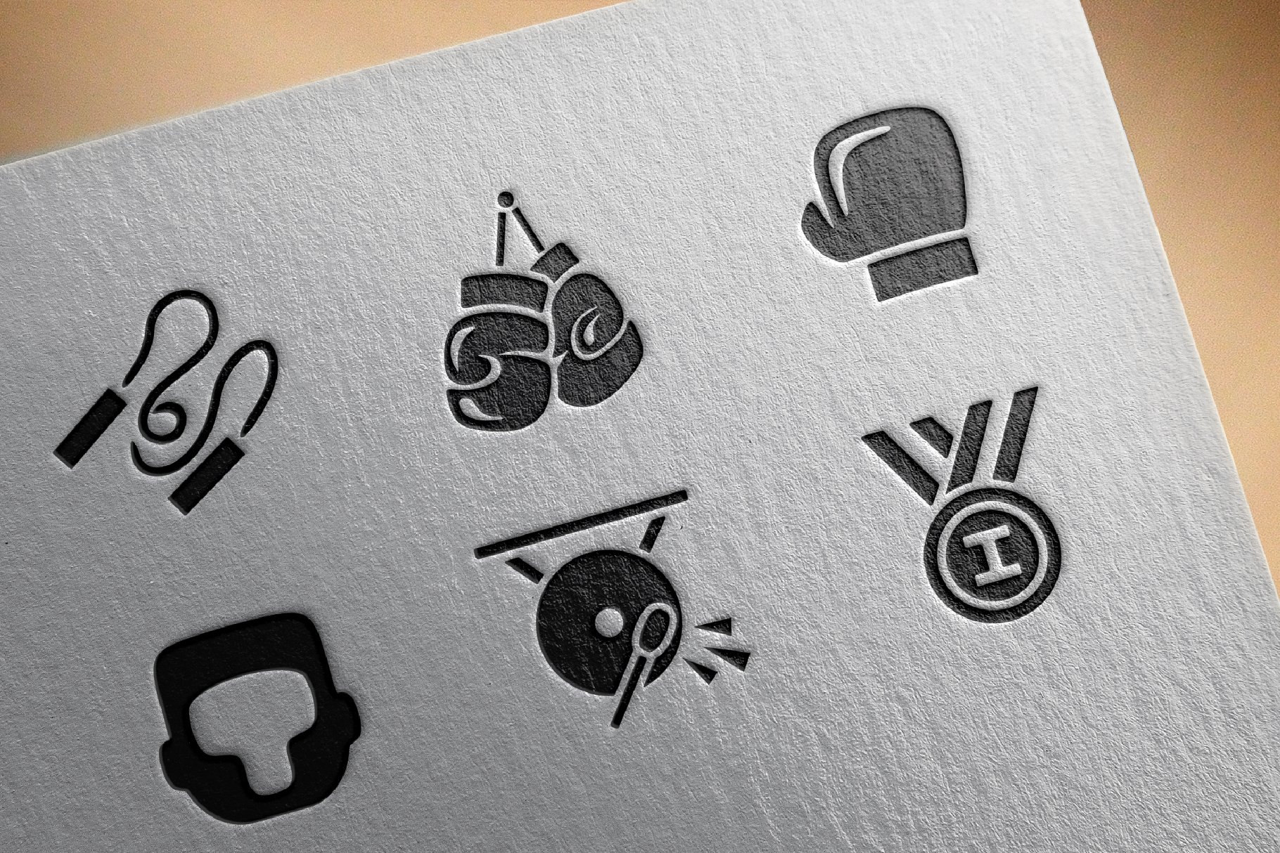 拳击健身主题图标 Boxing icons插图(2)