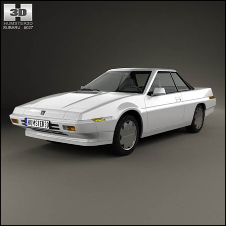 斯巴鲁Subaru XT 1985汽车素材之家精选3D模型