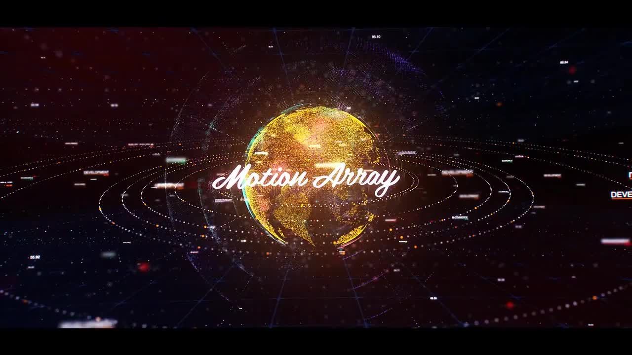 经济媒体展示开场白素材库精选AE模板