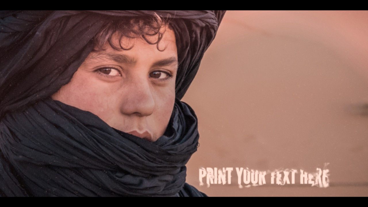 炎热沙漠旅行幻灯片素材库精选AE模板