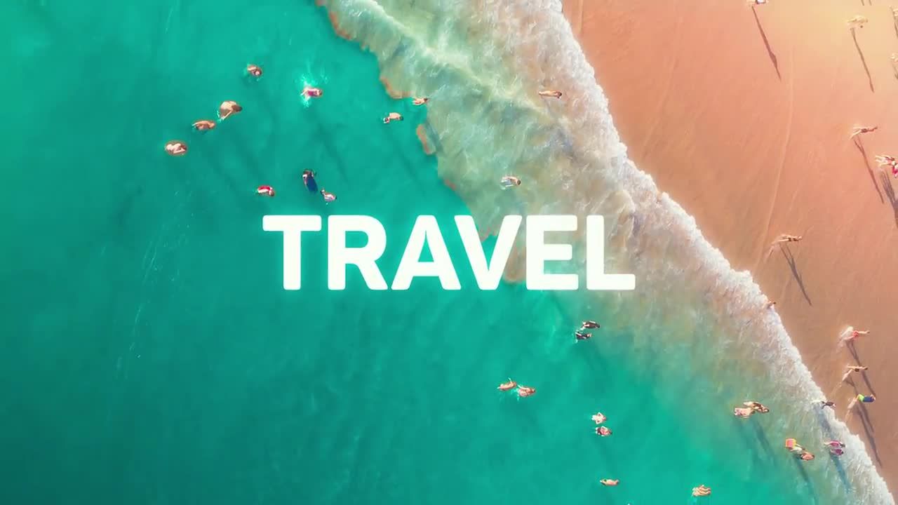 快速时尚明亮假期幻灯片素材库精选AE模板