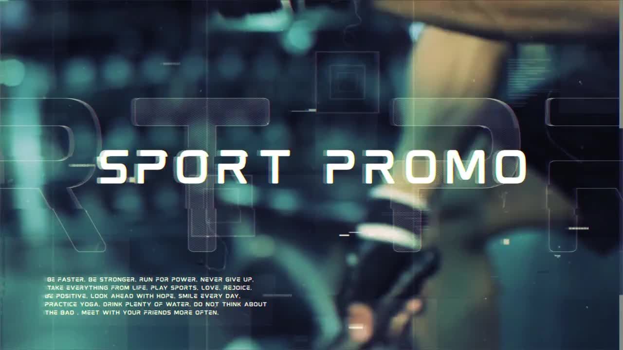 清新样式的运动介绍素材库精选AE模板