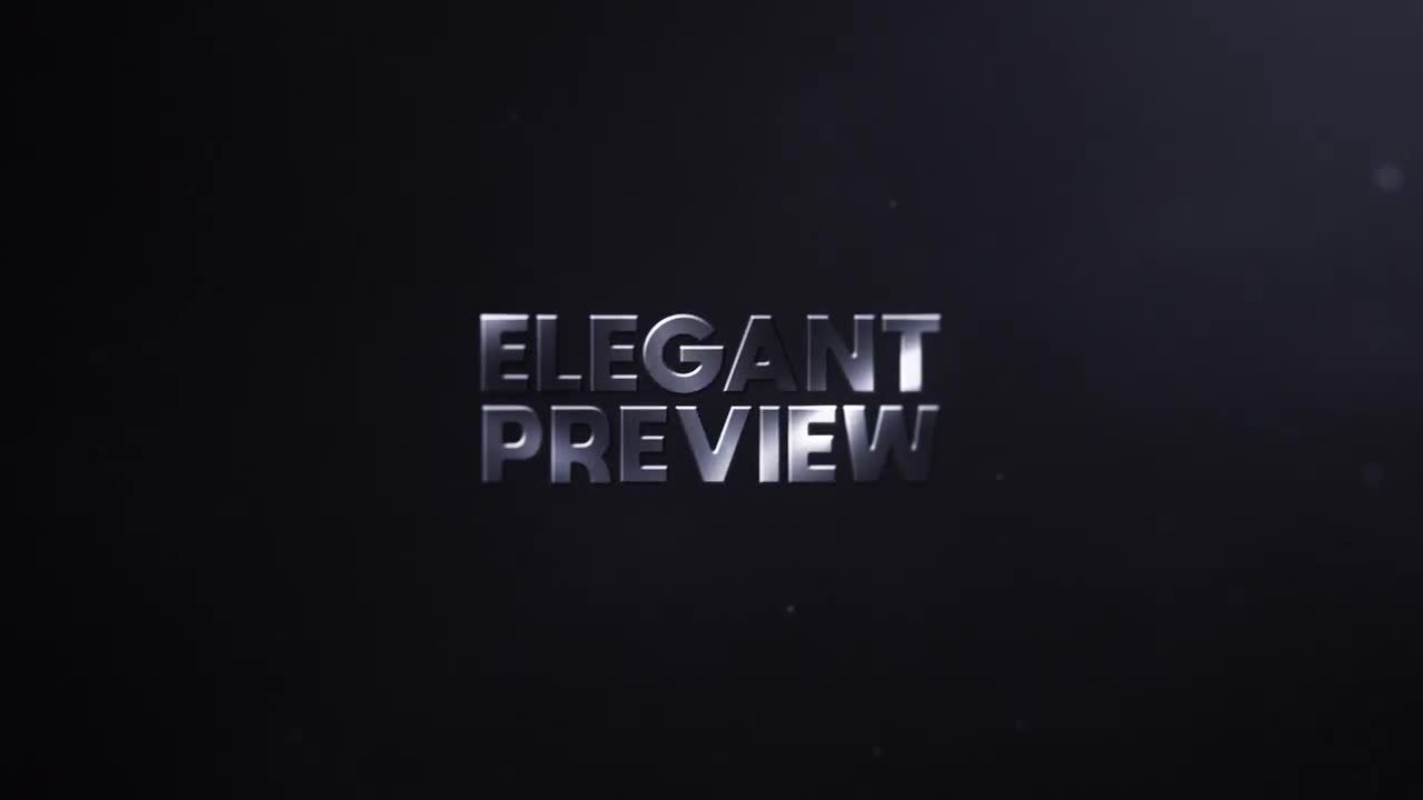 文字徽标显示素材库精选AE模板