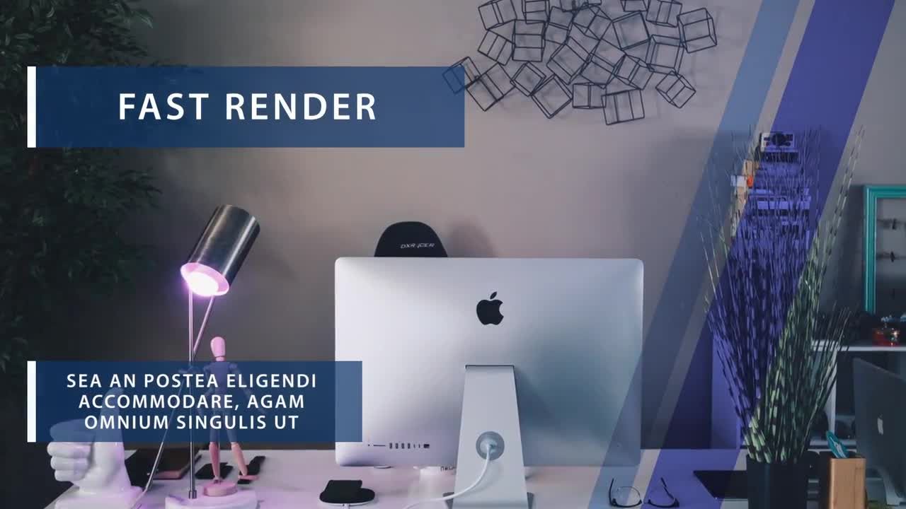 时尚的多功能企业介绍素材库精选AE模板