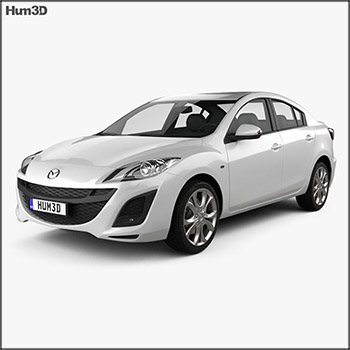 马自达汽车Mazda 3 Sedan 2011 素材之家精选3D模型