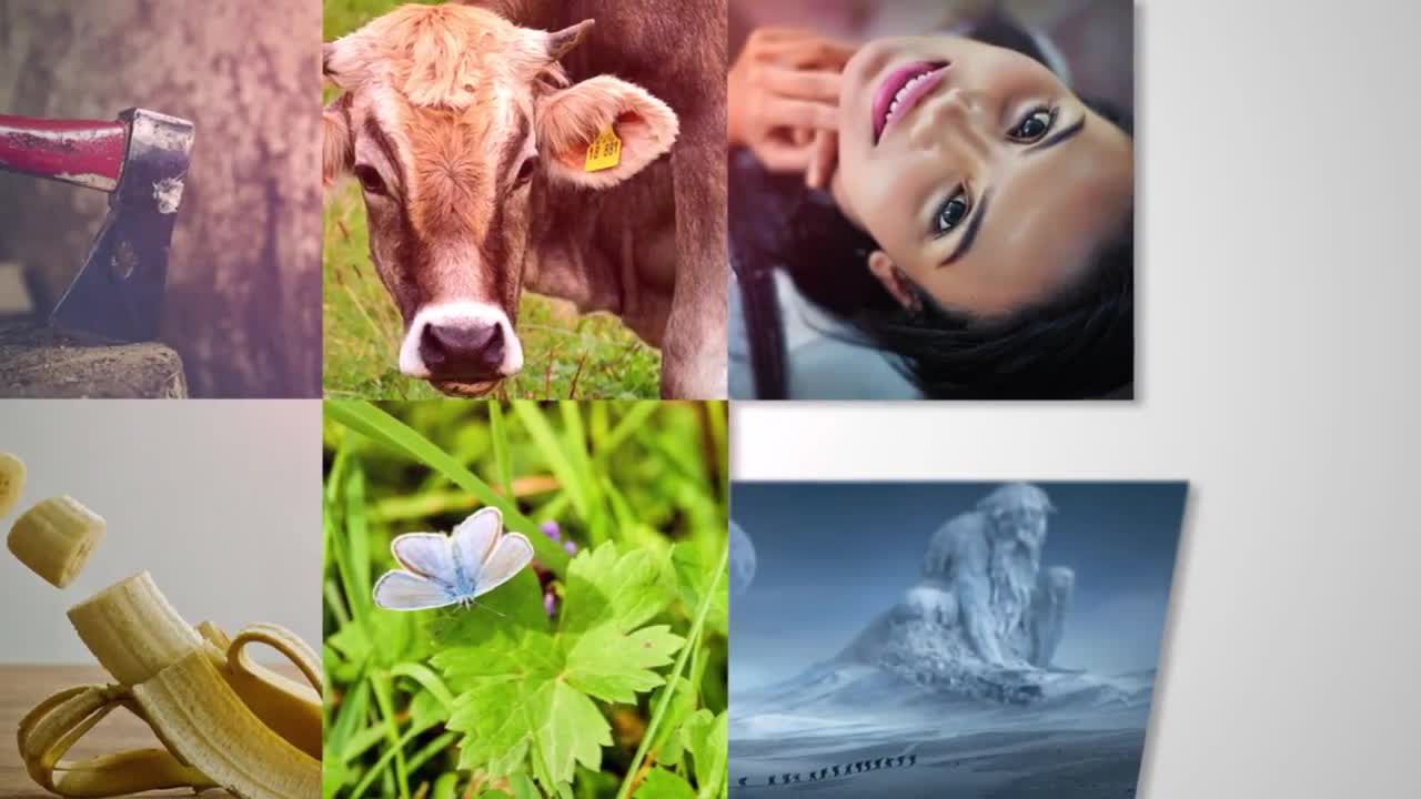 精美时尚轻盈照片展示素材库精选AE模板