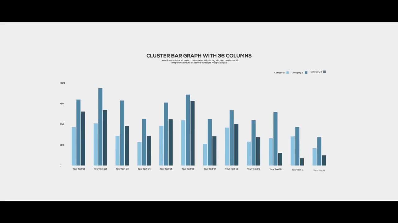 清洁信息图表包素材库精选AE模板