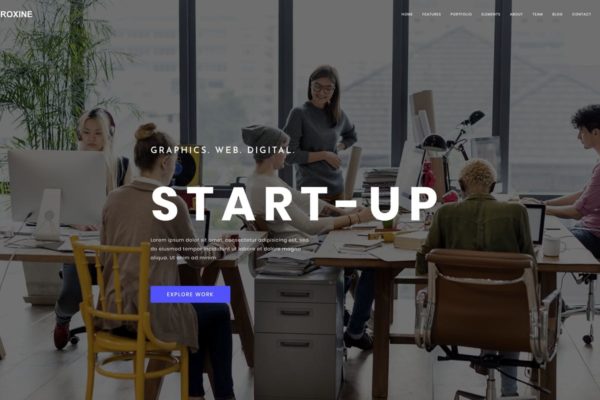 商业合作商务咨询多用途HTML模板素材库精选 Corporate MultiPurpose HTML Template for Business