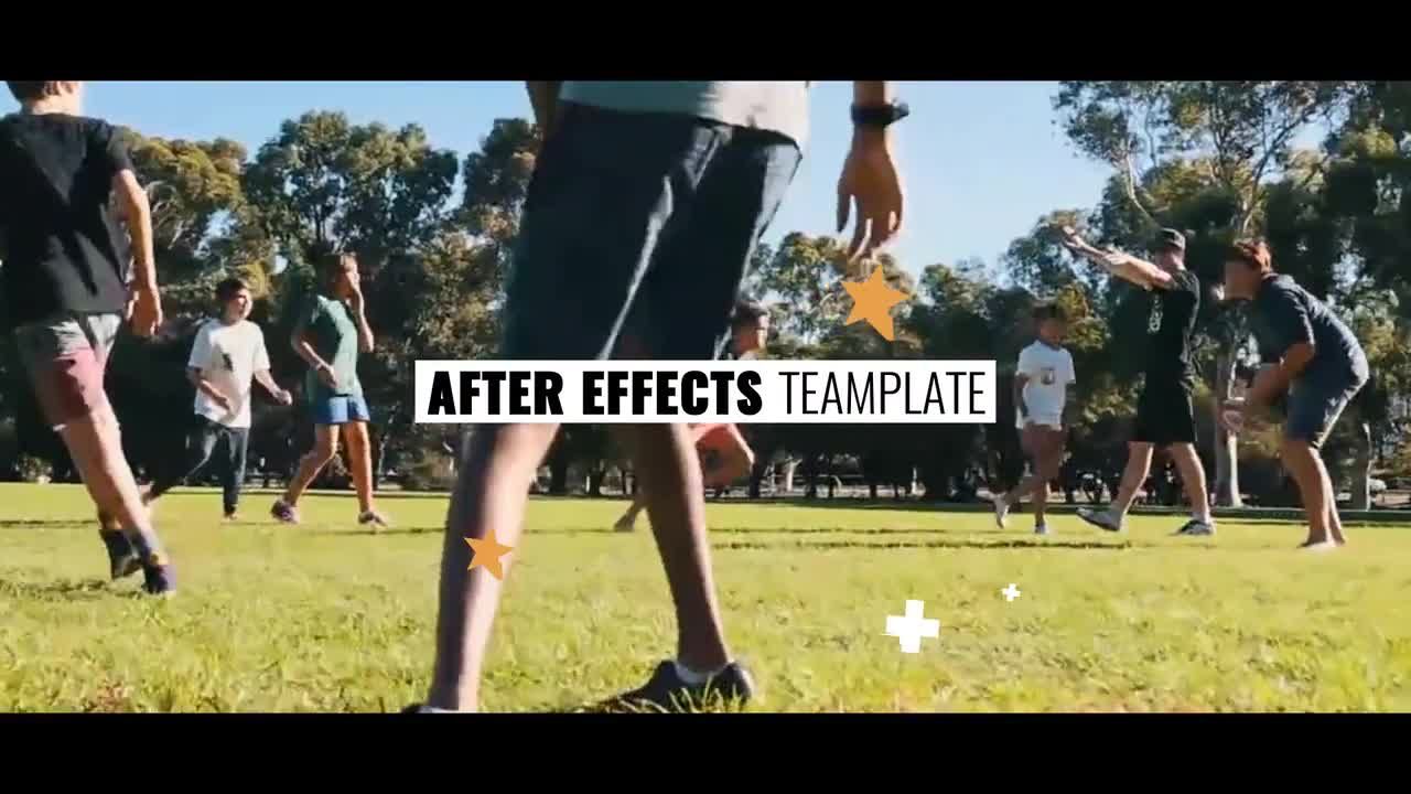 时髦故障效果开场AE视频模板