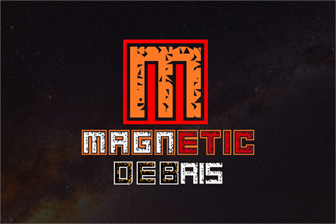 Magnetic Debris font素材之家精选英文字体