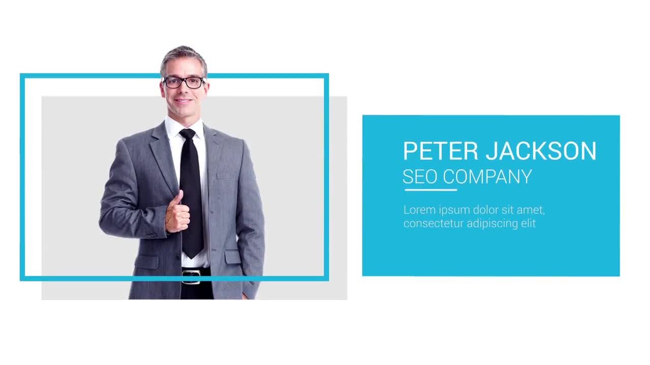 企业包优雅现代素材库精选AE模板