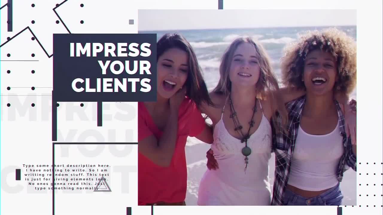 外观简洁且动态动画产品促销素材库精选AE模板