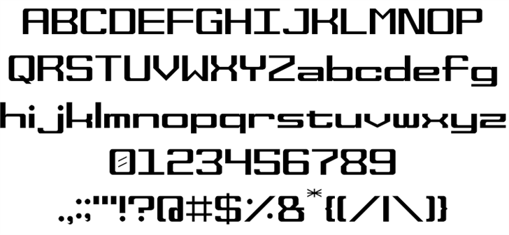 Space Wham font插图2