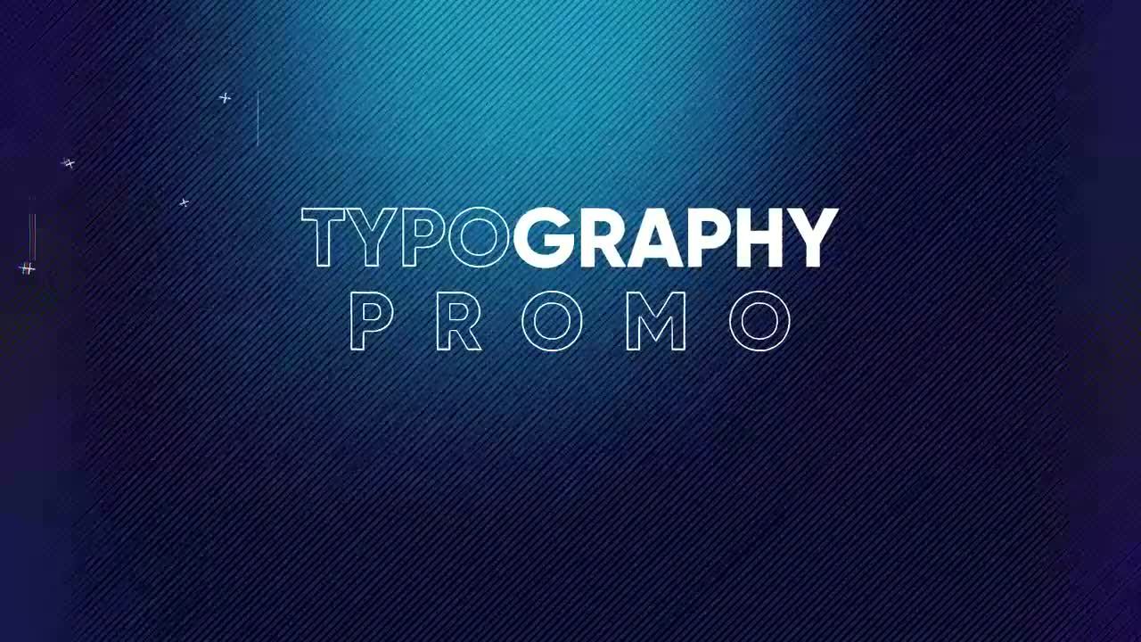 简洁的文字动画素材库精选AE模板