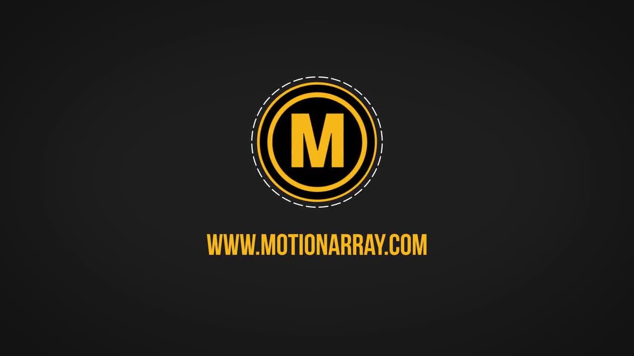 动态动画形状图层徽标显示素材库精选AE模板