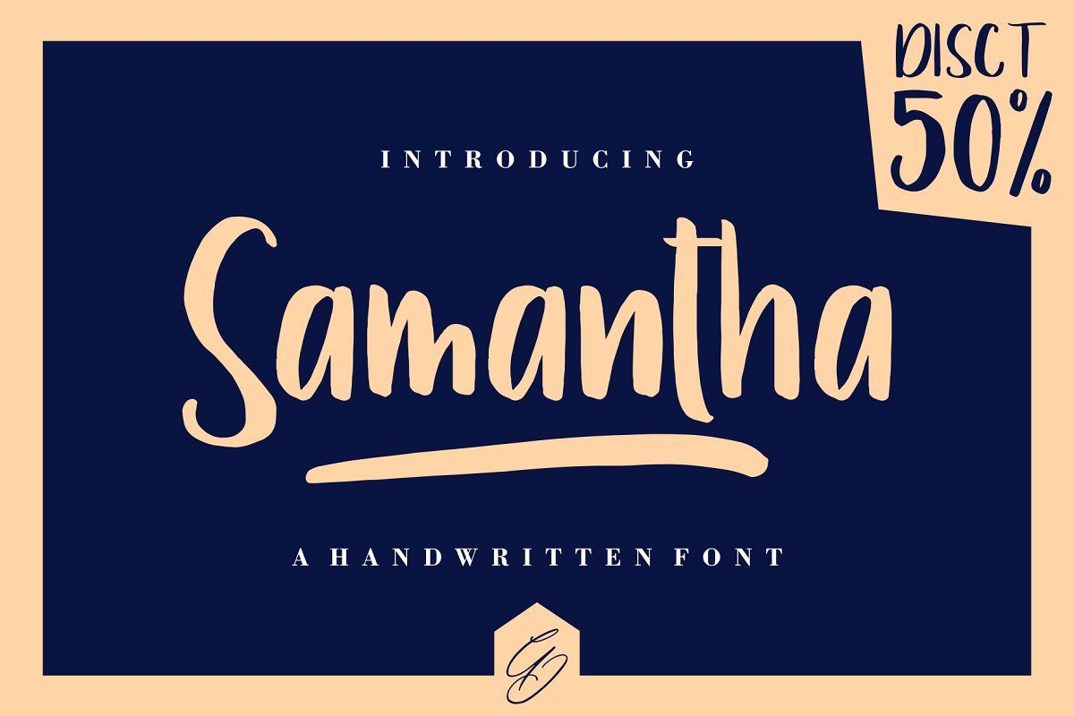 Samantha Font素材之家精选英文字体