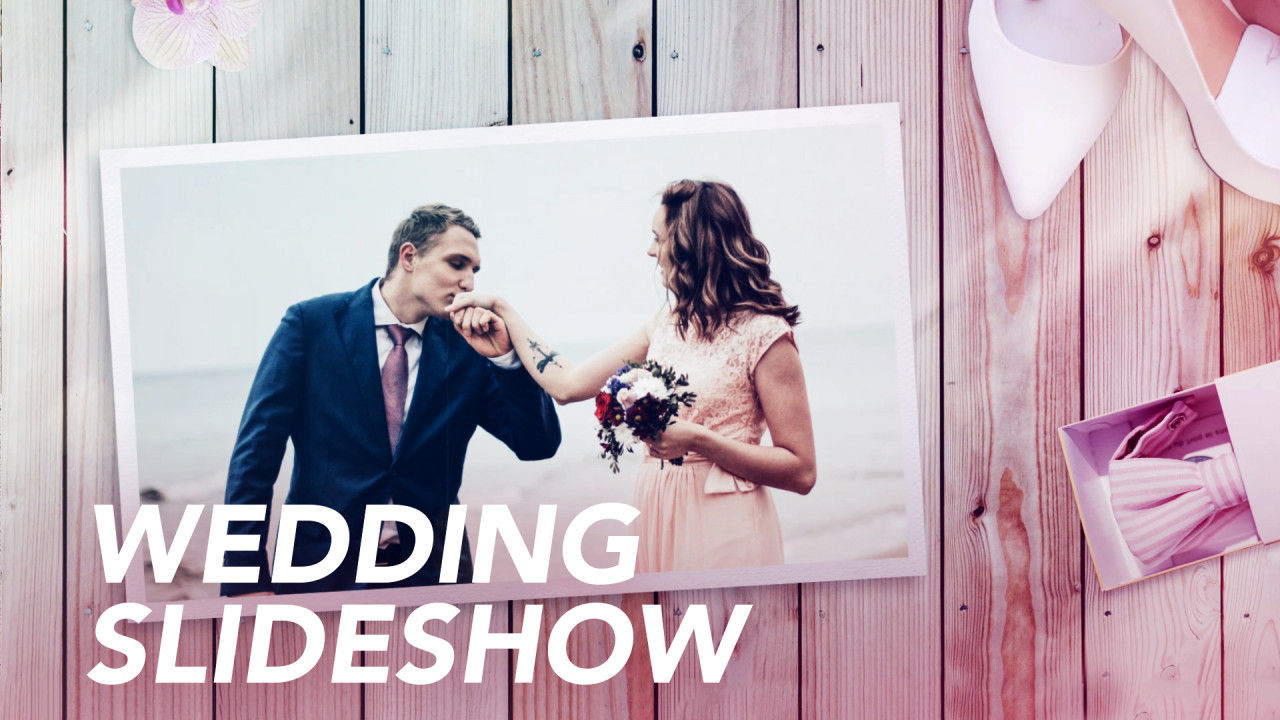 婚礼元素幻灯片Pr模板