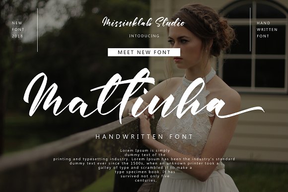 Mattinha Font素材之家精选英文字体