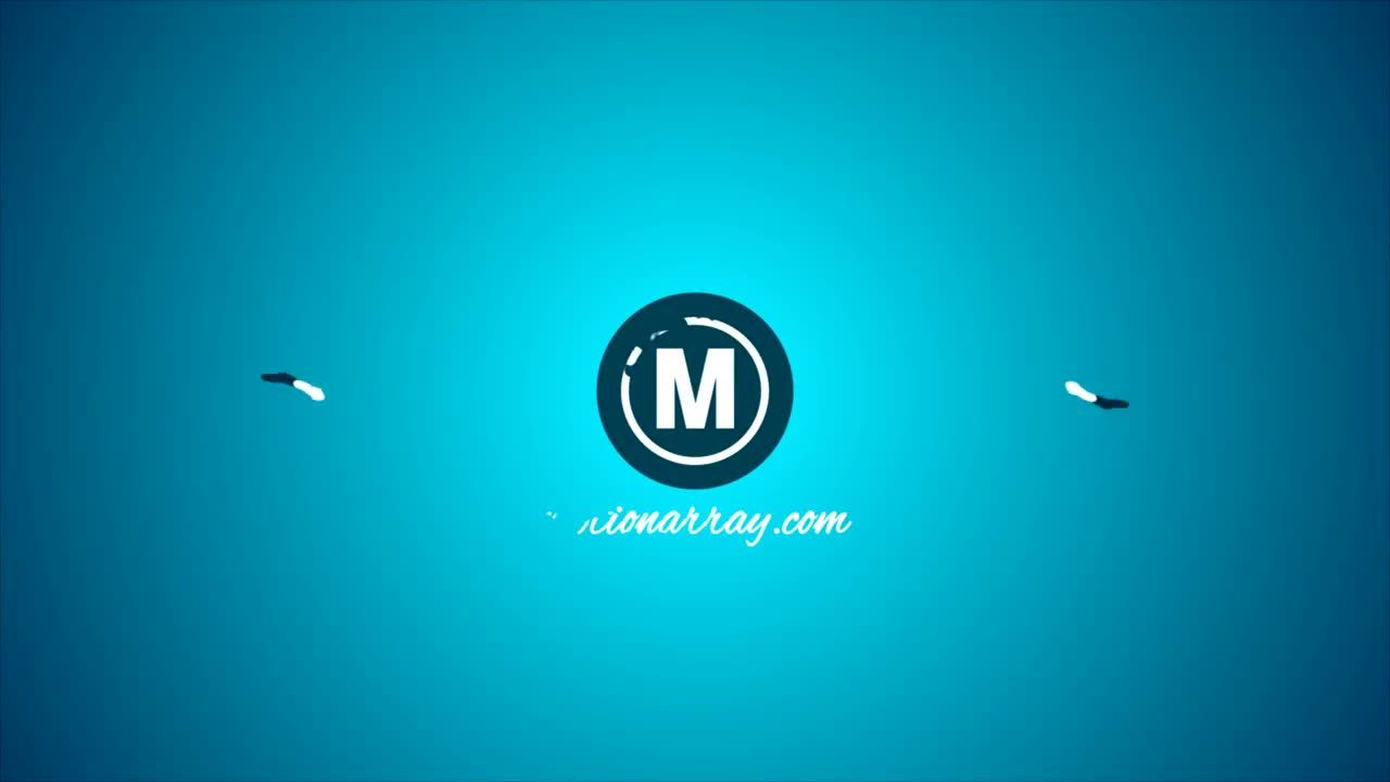 快速流动的液体时尚动画徽标素材库精选AE模板