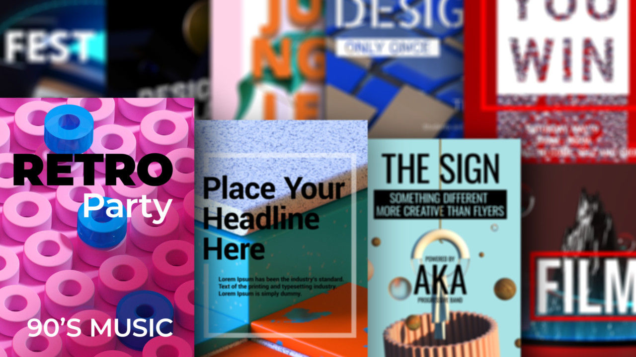 9个超酷的用于产品展示的3D动画背景素材库精选AE模板