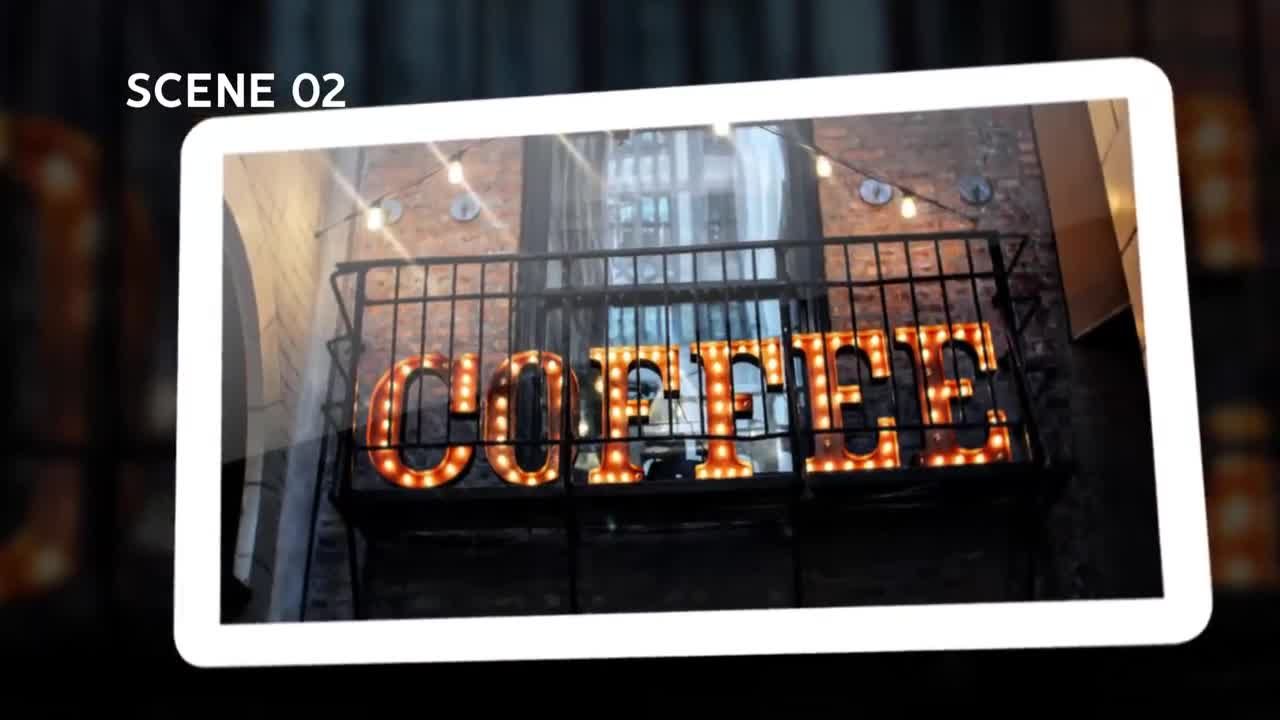 演示照片和视频的动态照片库素材库精选pr模板