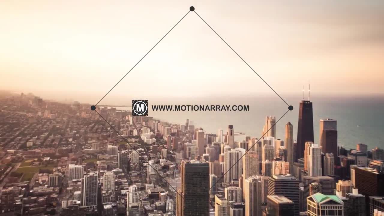 简约大方的网页和视频开头AE logo标识模板