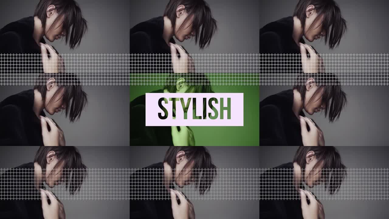 丰富多彩的动态时尚促销素材库精选pr模板