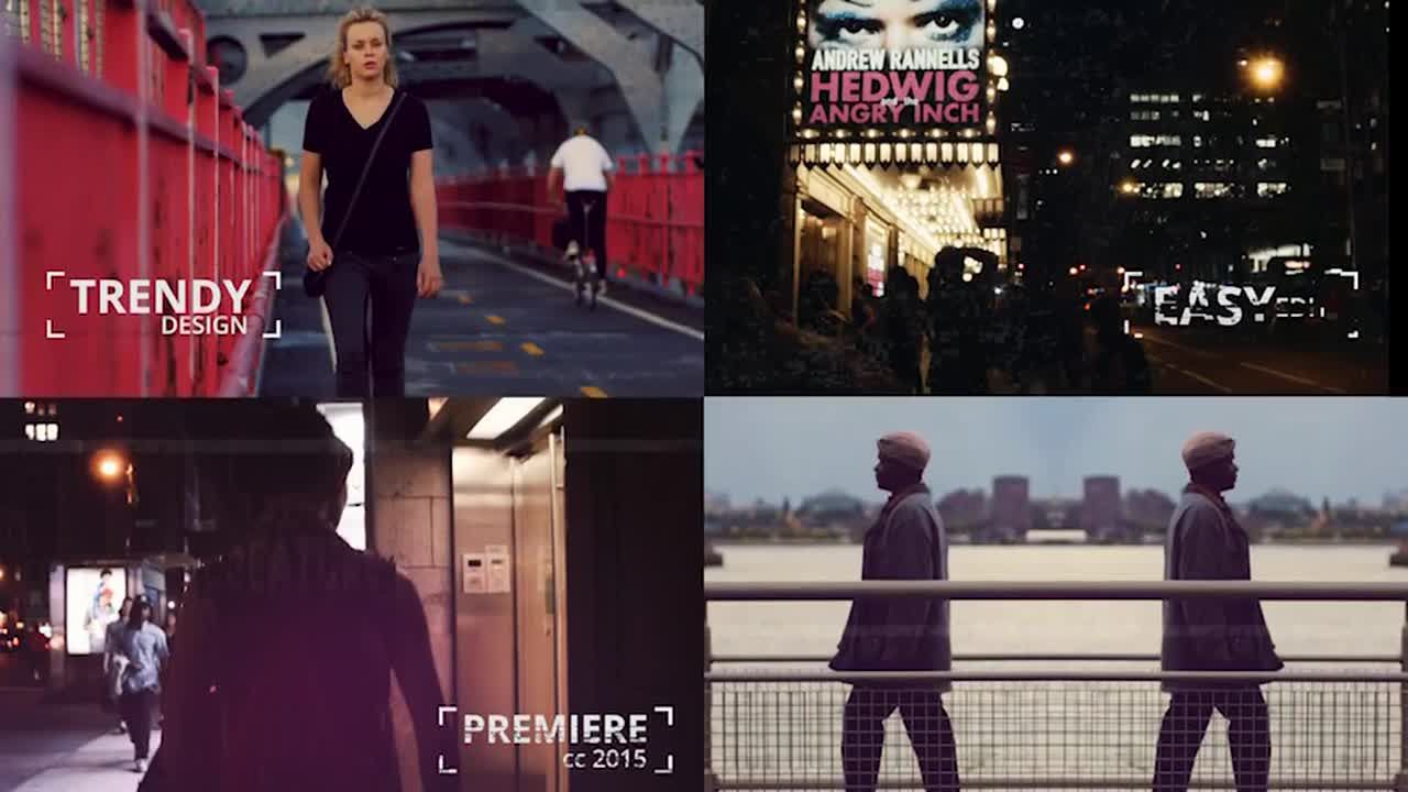 现代城市生活开场白素材库精选pr模板