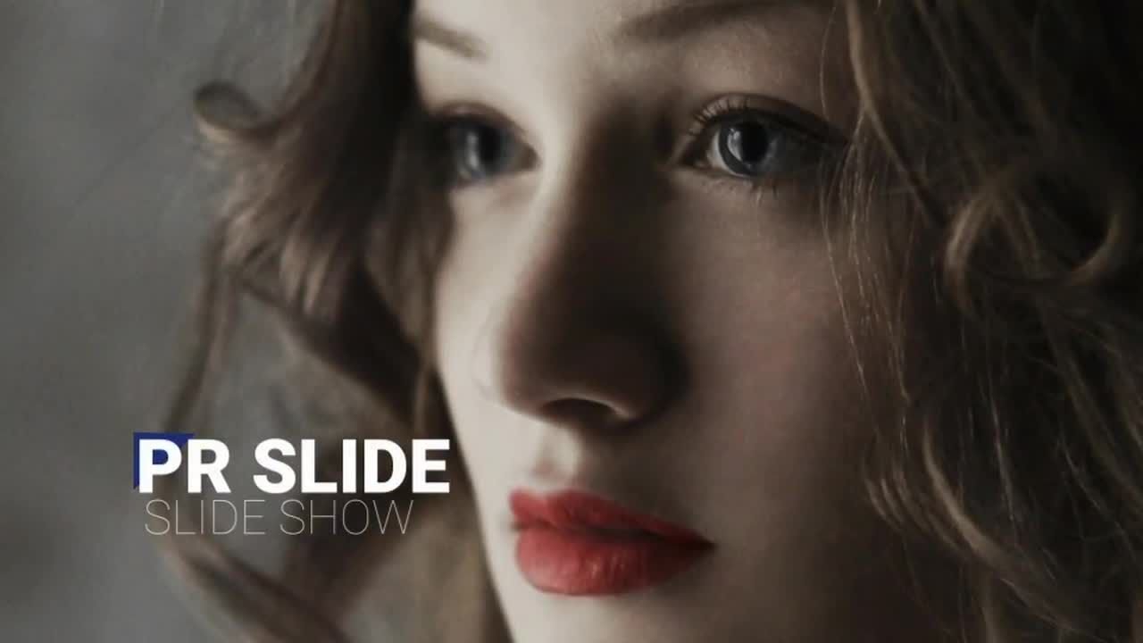 现代幻灯片放映效果Pr模板