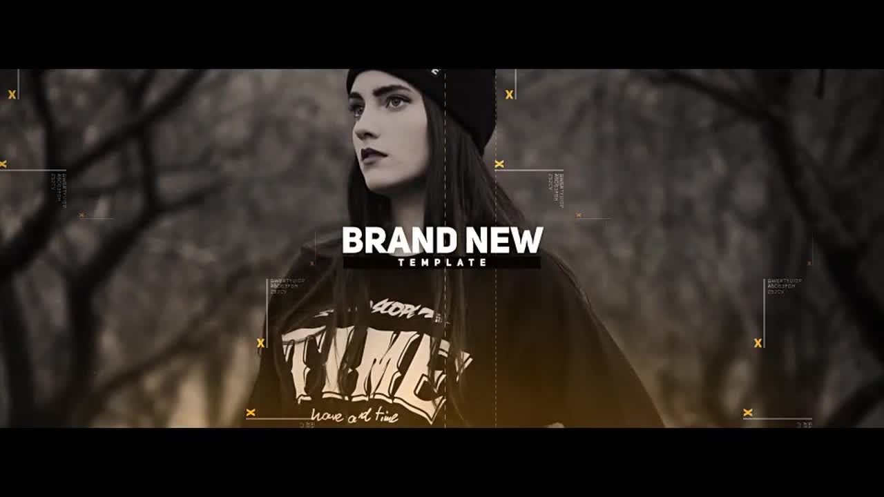 强大而前卫的开场白介绍创意文本动画素材库精选AE模板