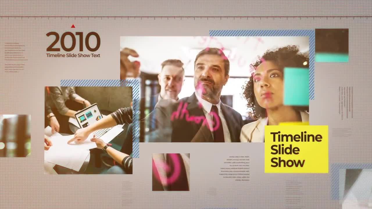 时间轴幻灯片介绍企业会议素材库精选AE模板