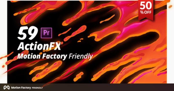 视频火焰特效素材库精选PR模板 ActionFX | Fire Smoke Water Effects for Premiere Pro