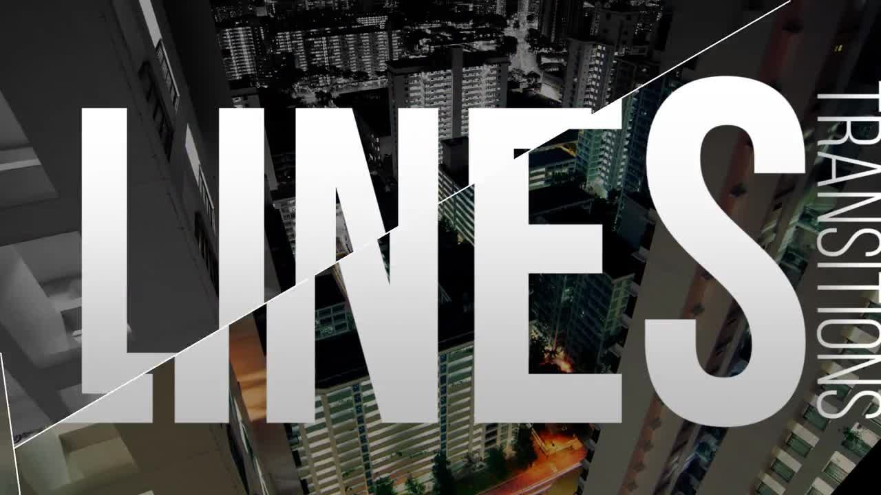 20个外观优雅的线条转换过渡效果Pr模板