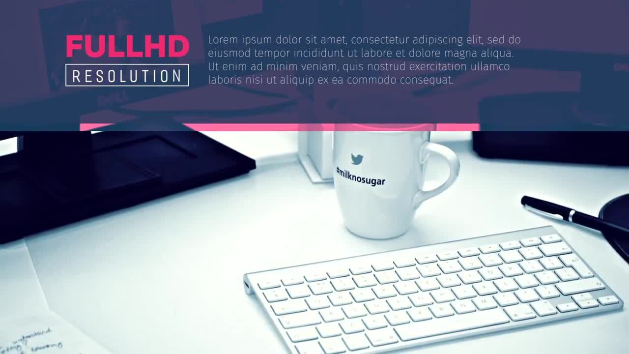 简单的广告促销转场过渡效果素材库精选AE模板