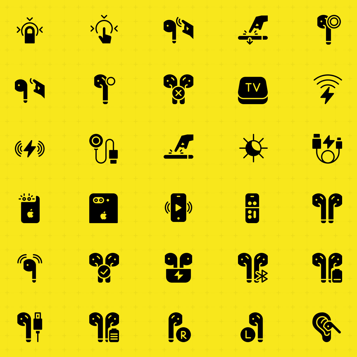 一套实用的iPhone 7及AirPods图标集插图