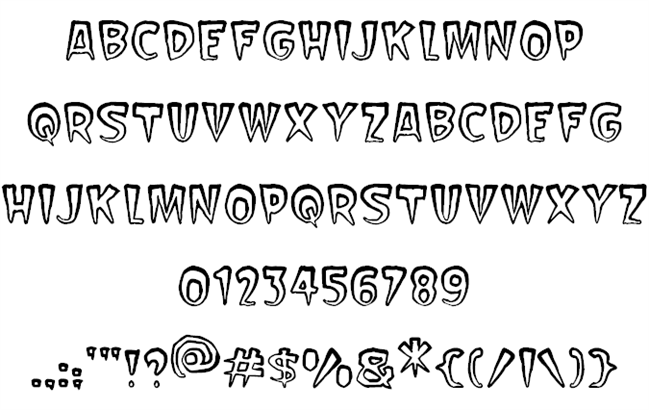 Scarify font插图1 Scarify font插图1