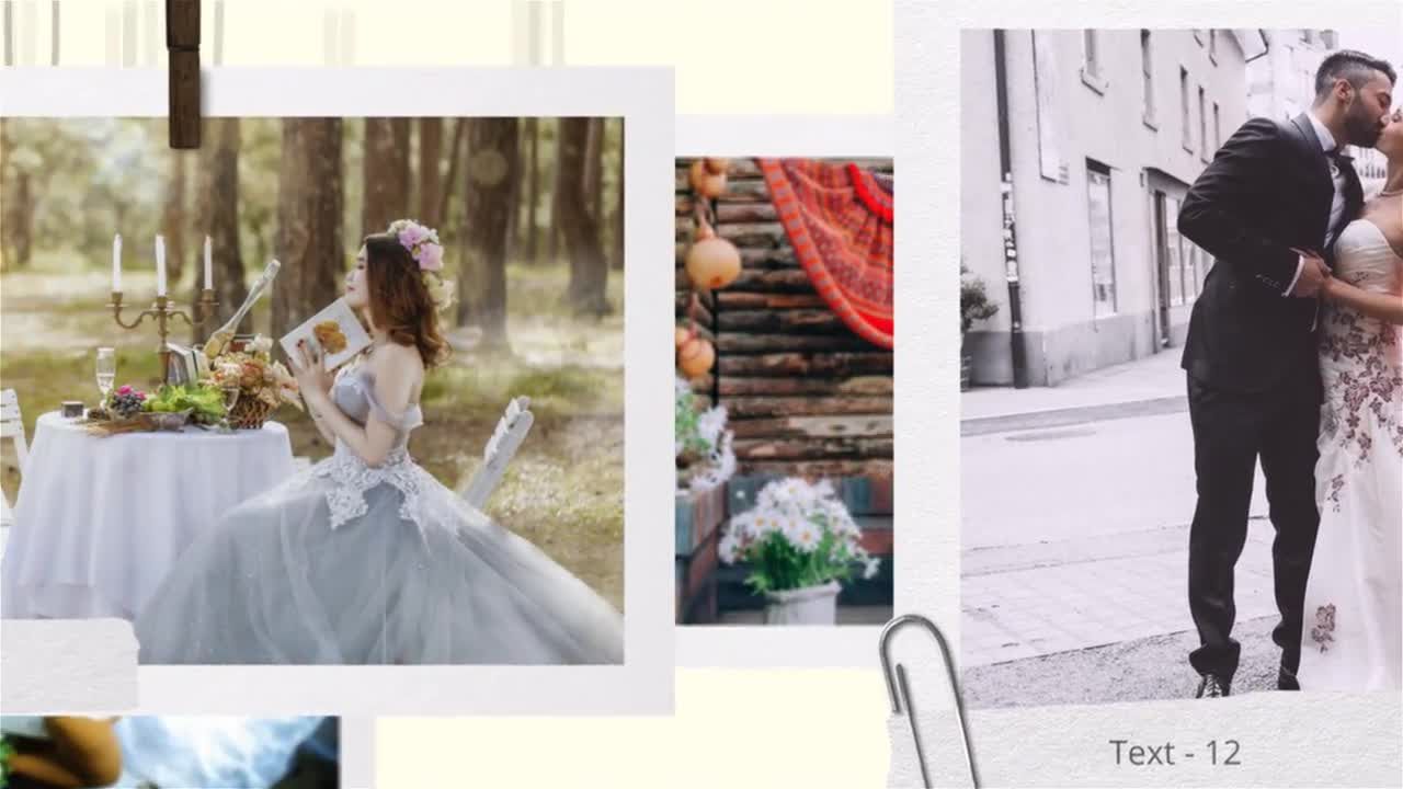 精美婚礼幻灯片素材库精选AE模板