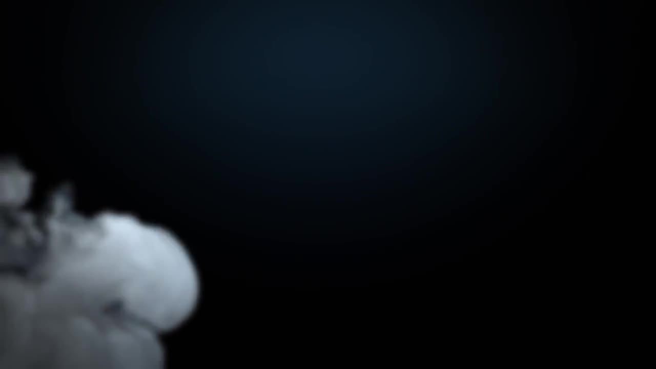 动态动画的电影烟雾徽标显示素材库精选AE模板