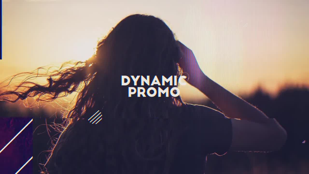 一种通用的动态促销素材库精选AE模板