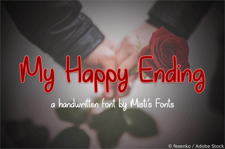 My Happy Ending font插图