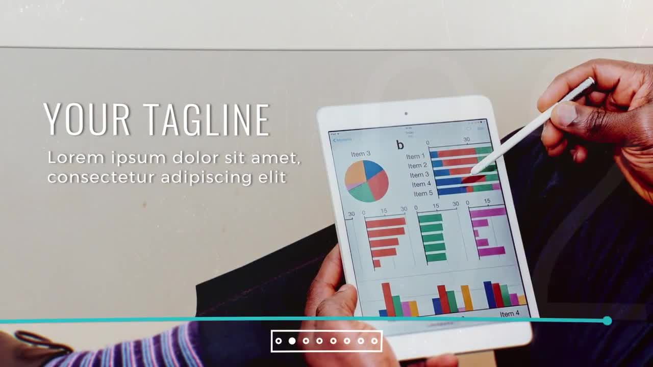 干净优雅设计企业宣传素材库精选AE模板