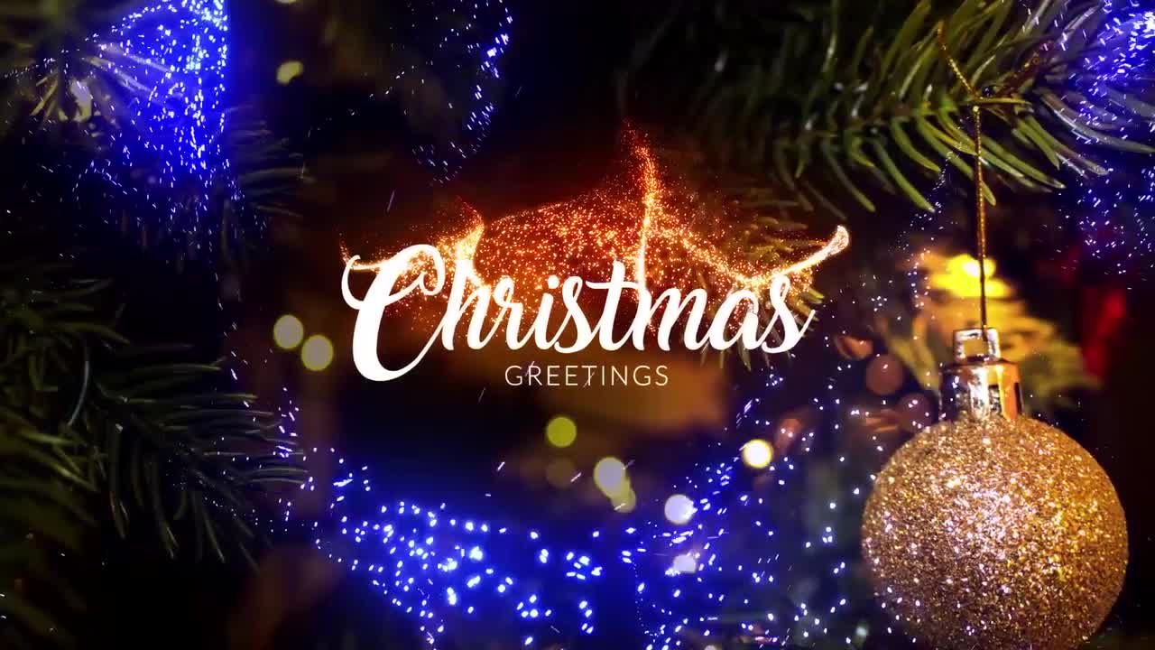 圣诞节新年问候转场过渡素材库精选AE模板