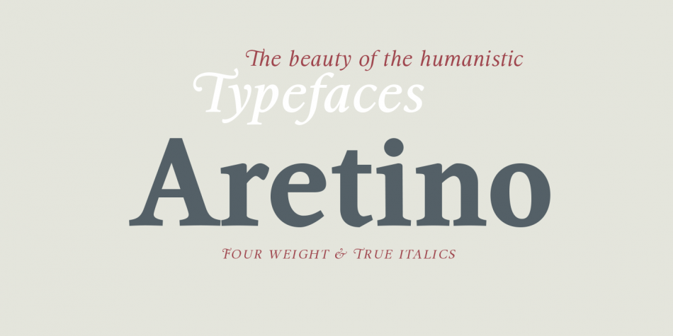 Aretino Font Family素材之家精选英文字体