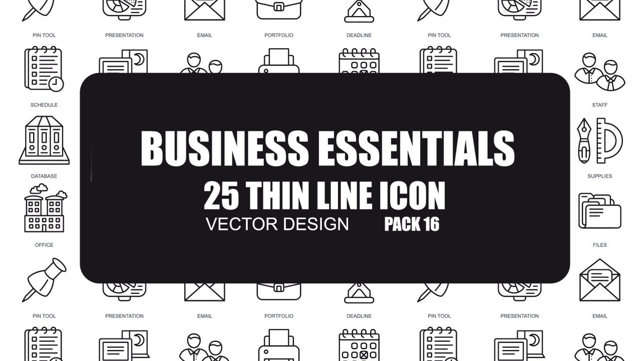 商业图标动画素材库精选AE模板